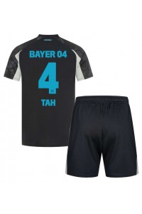 Bayer Leverkusen Jonathan Tah #4 Babytruitje 3e tenue Kind 2024-25 Korte Mouw (+ Korte broeken)